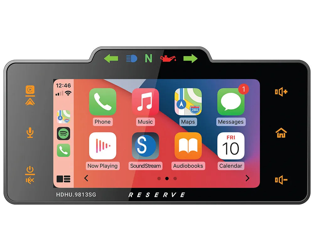 Precision Power 7" Plug-n-Play Touchscreen Head Unit with Apple CarPlay®, Android Auto® & SiriusXM® Tuner Ready - HDHU.9813SG