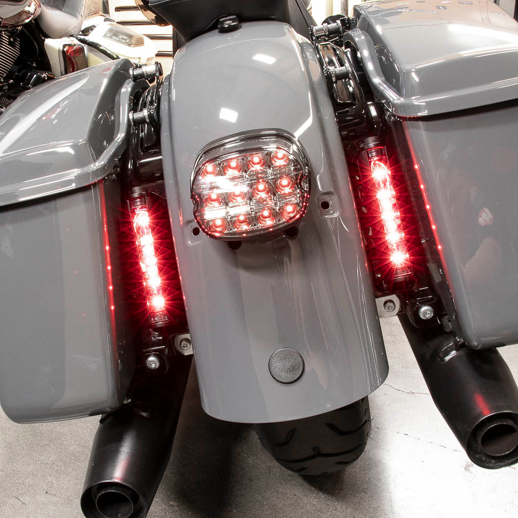 Cali Raised Moto 14+ Touring Dual Baja Designs RTL-M Tail Light Bracket Kit