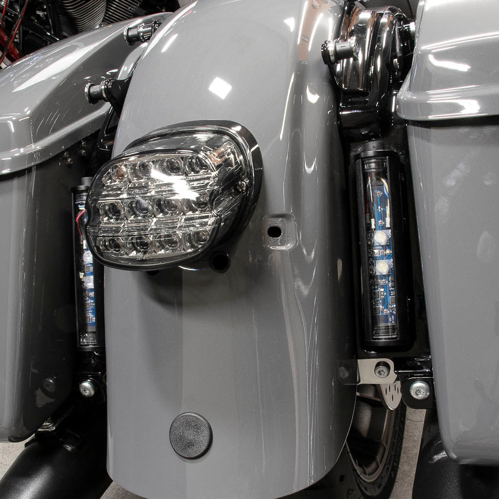 Cali Raised Moto 14+ Touring Dual Baja Designs RTL-M Tail Light Bracket Kit