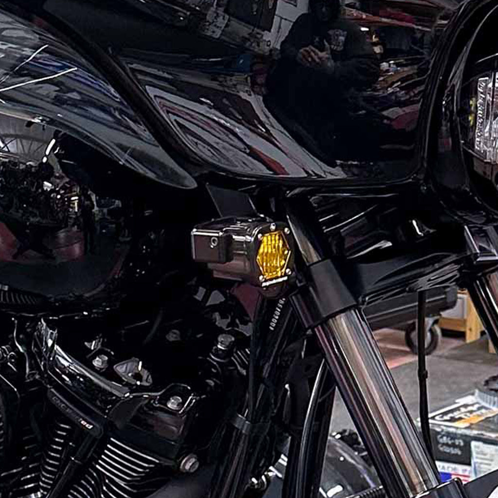 Cali Raised Moto 96-13 Street Glide/Road King Billet S1 Pod Front Turn Signal Kit