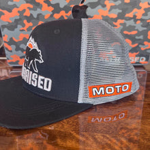 Load image into Gallery viewer, Cali Raised Moto w/ Bear Snapback Trucker Hat
