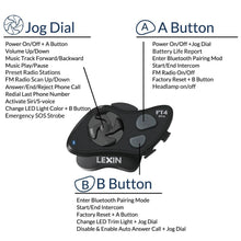 Load image into Gallery viewer, Lexin FT4 Pro Bluetooth Headset with RAM® Mounts Handlebar Mount Kit