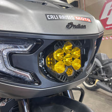Load image into Gallery viewer, Indian Challenger Baja Designs LP6 Light Bracket by Cali Raised Moto Combo Kit