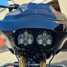 Load image into Gallery viewer, Cali Raised Moto 98-13 Harley Davidson Road Glide Baja Designs LP6 Bracket System