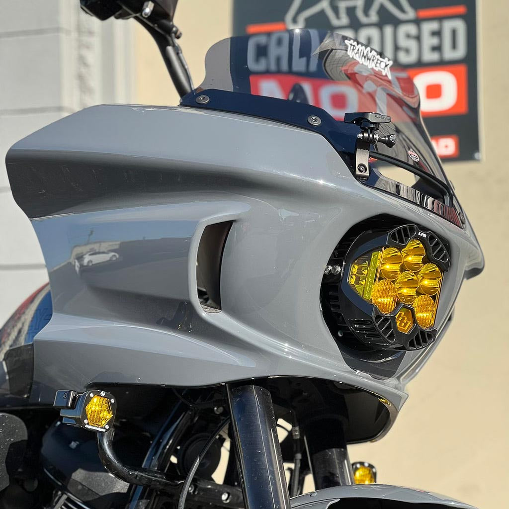 Cali Raised Moto Low Rider ST Billet S1 Pod Front Turn Signal Kit