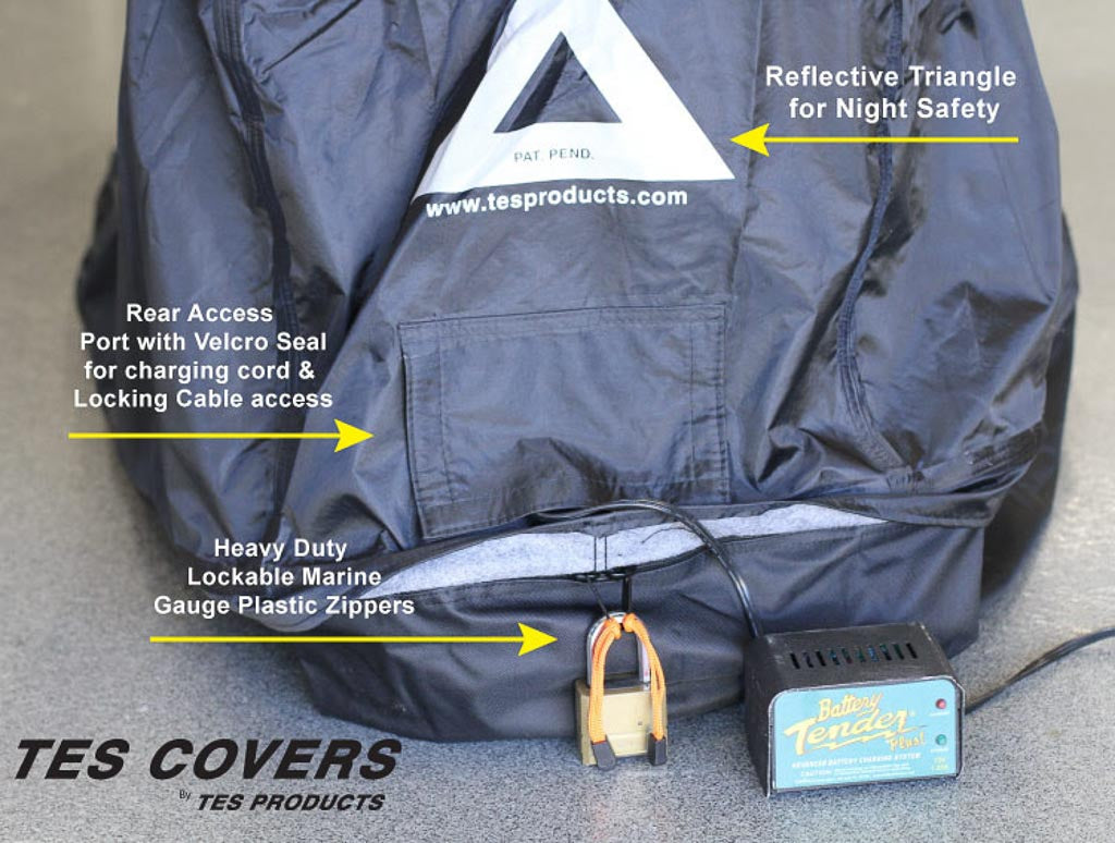 XXL-Slim Enclosed Motorcycle Cover Large Cruisers (Without Tour Pack) - U110M1C