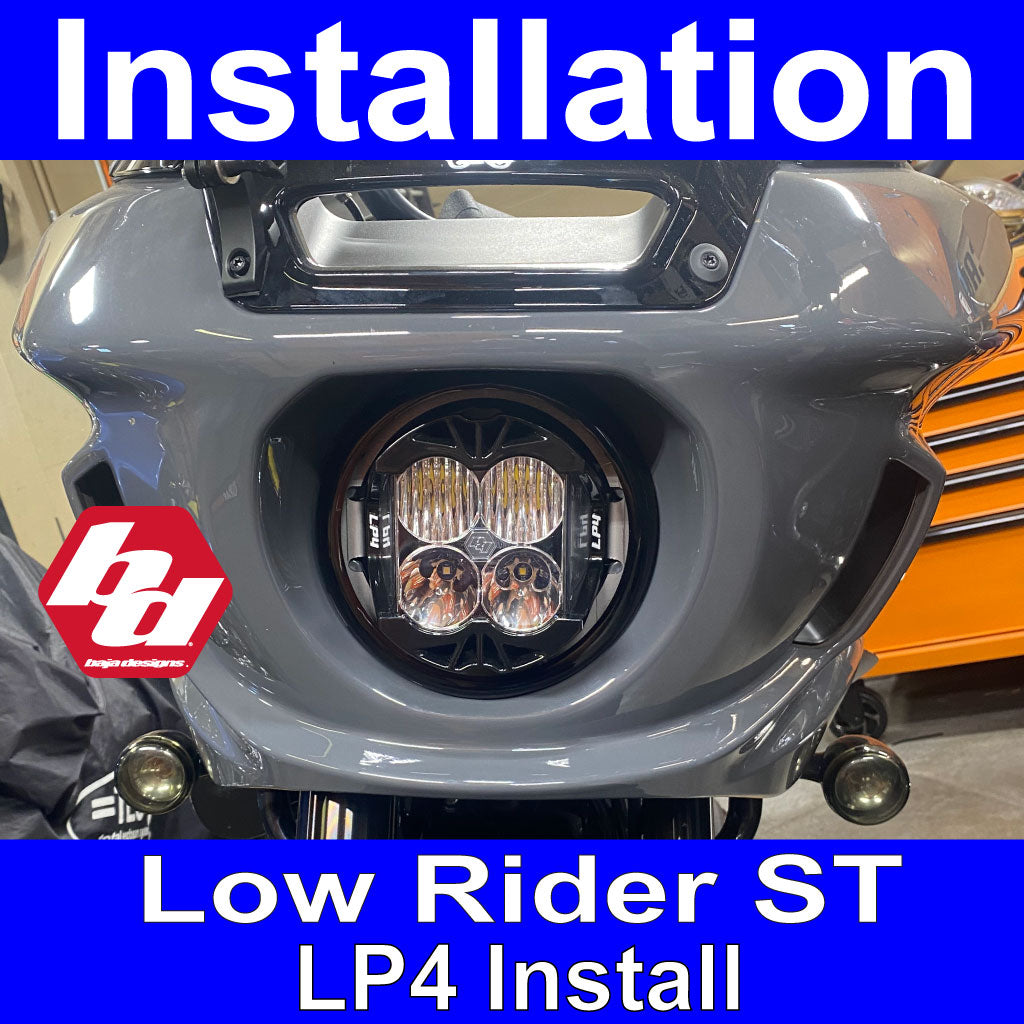 Harley Davidson Low Rider ST Baja Designs LP4 Installation Labor