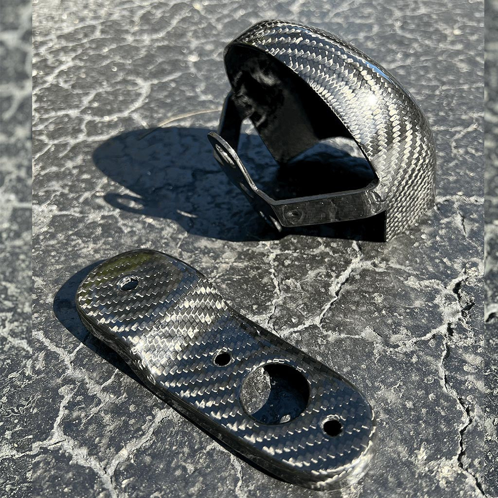 Carbon Visionary Carbon Fiber Horn Cover + Bracket